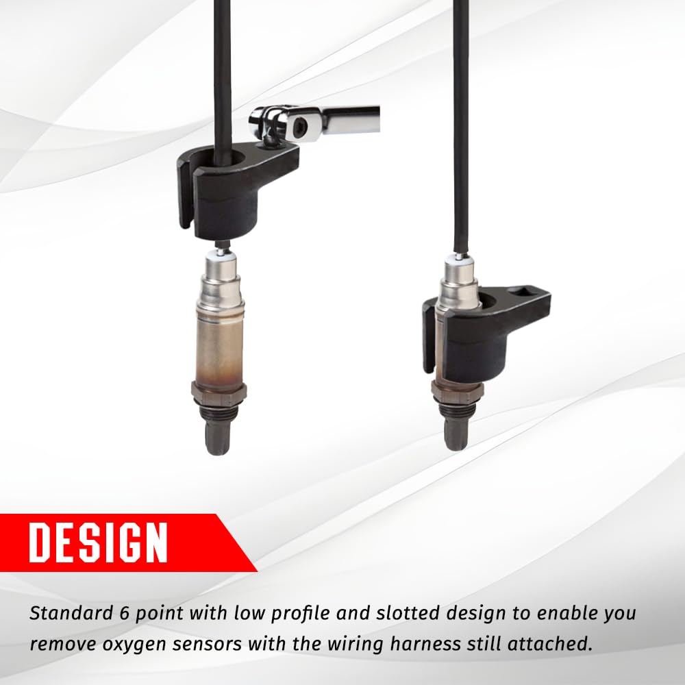 O2 Sensor Socket 7/8 O2 Sensor Socket 3/8-Inch Drive By 7/8-Inch (22 Mm) Offset Oxygen Sensor Socket-Universal