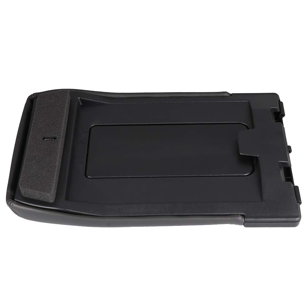 Ocpty Auto Center Console Lid Repair Kit For 2001 2002 2003 2004 2005 2006 2007 For Gmc Sierra Silverado(Dark Grey)