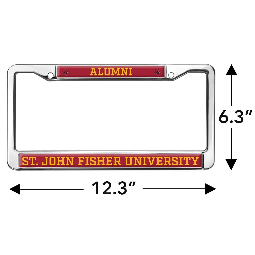 St. John Fisher College Alumni Full Size Standard License Plate Metal Frame