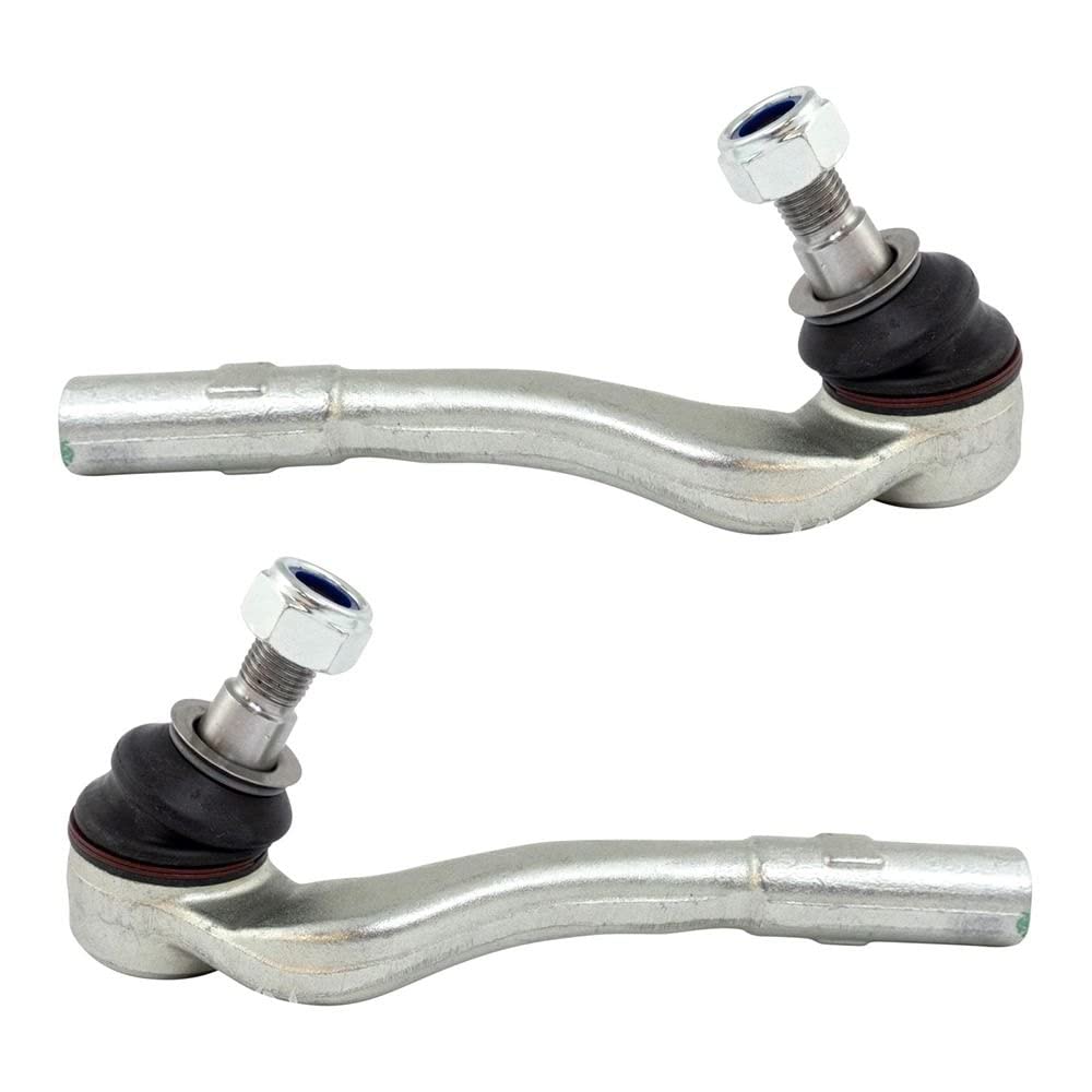 TRQ Front Outer Tie Rod Rack Steering End LH RH Kit Pair Compatible with C-Class E-Class RWD