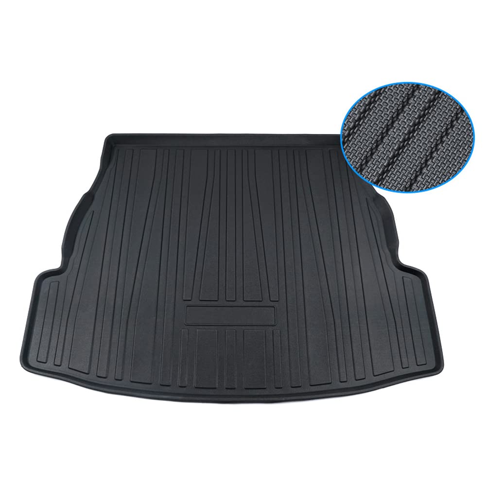 Powerty Cargo Mat For Toyota Rav4 2024 2023 2022 2021 2020 2019 Accessories Trunk Mat Rear Trunk Liner All Weather Cargo Liner 3D Custom Fit Waterproof Protector Heavy-Duty Cargo Mats
