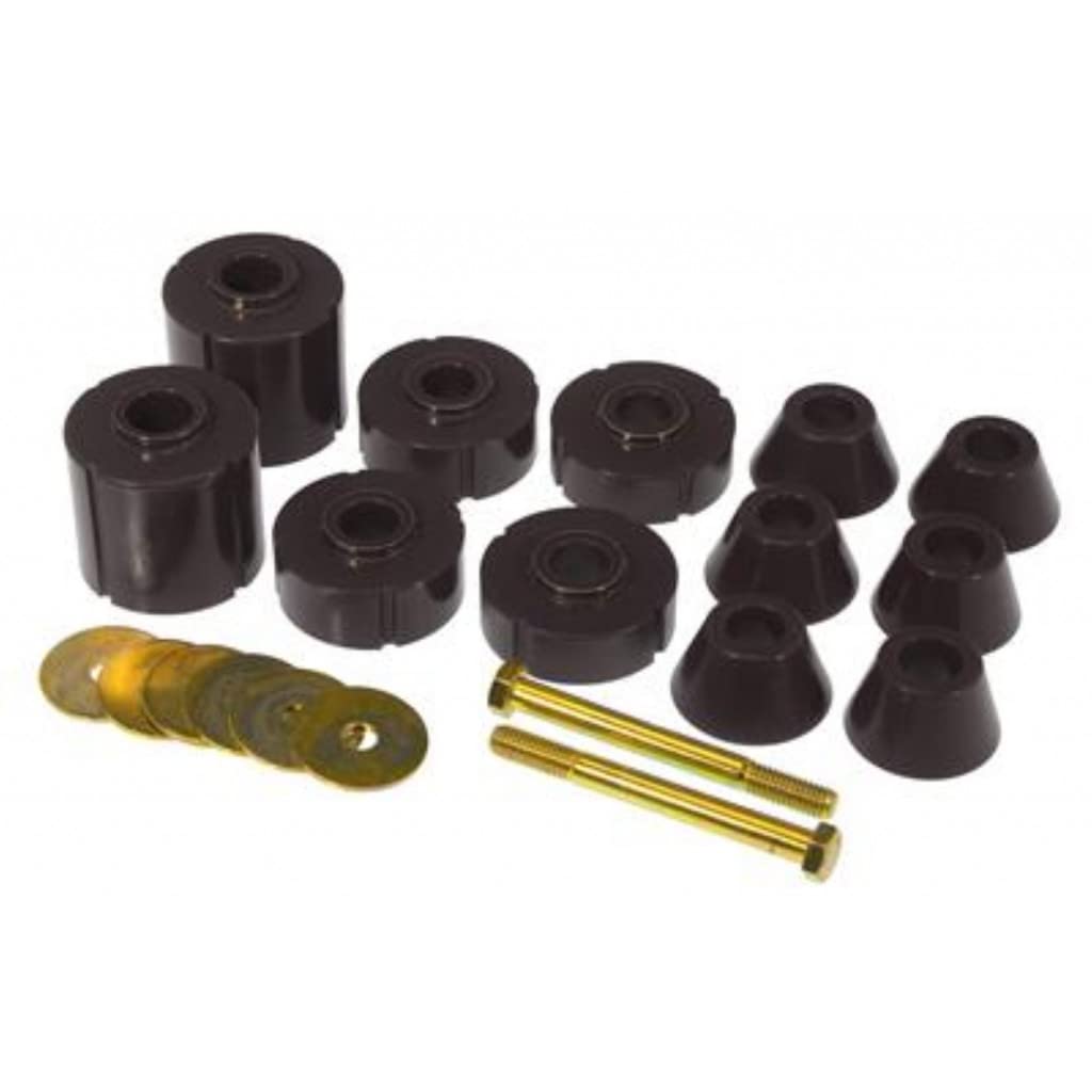 Pro-thane Body Mount Bushing Kit For Chevy K10/K20/K30 1975-1980 - 12 per Pack | GM | Black | 7-104-BL