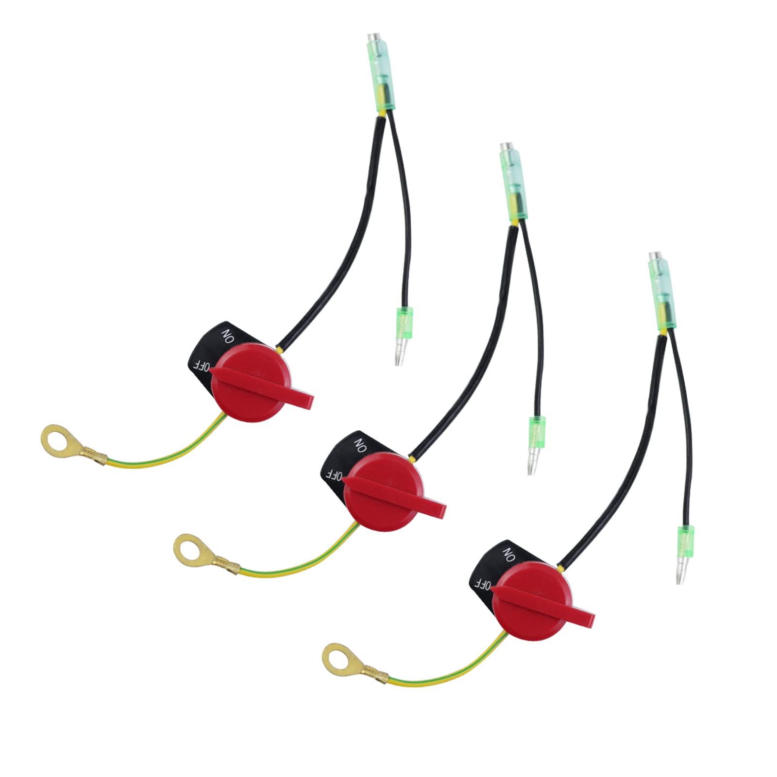 Wotian Engine On Off Stop Switch Compatible With Champion Predator Firman Briggs And Stratton Honda And Clones Gx160 Gx200 Gx212 Gx225 Gx240 Gx270 Gx340 Gx390 3Pcs