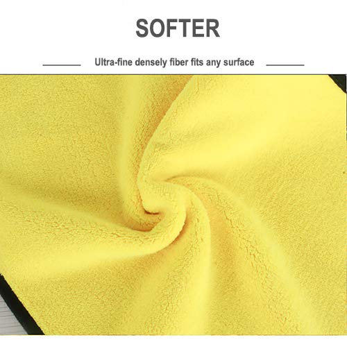 Lasyman Microfiber Towels For Cars-Extra Thick Car Drying Towel ,Absorbent Car Wash Towels/Rags,Micro Fiber Clothes For Cars/Det