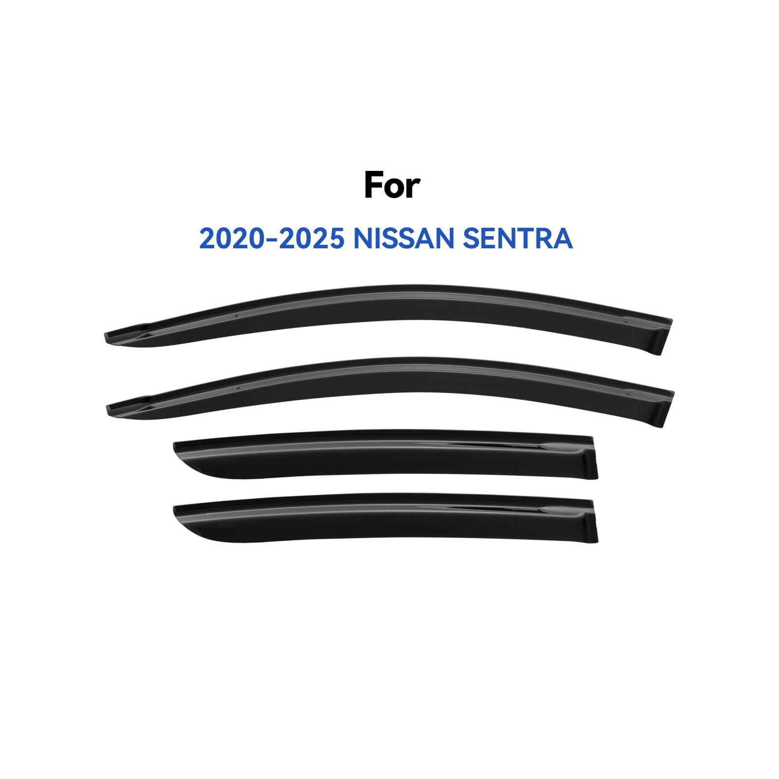 Window Visors Rain Guards for 2020-2025 Nissan Sentra, Out-Channel Window Vent Wind Deflectors Visors Shades for 20-25 Sentra