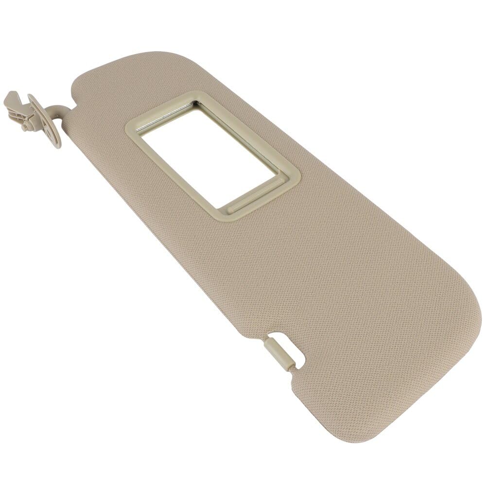 Scitoo Beige Right Passenger Side Sun Visor Compatible For Hyundai Elantra 2011-2015, Car Sun Visor Without Sunroof Without Ligh