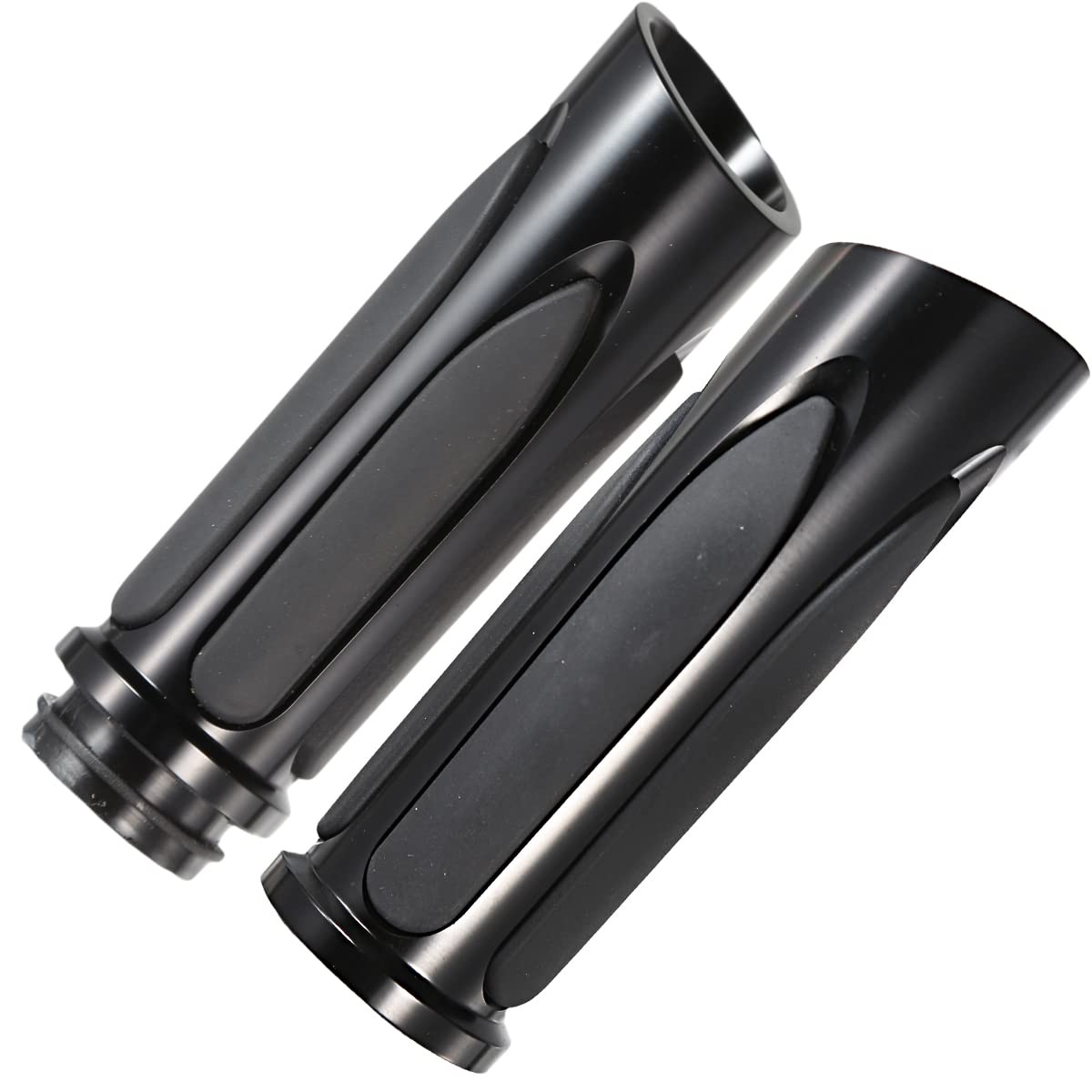 All Black Hand Grips for Harley Touring Street Glide Road King FLH/T FLHX FLHR 2008-2022 Models