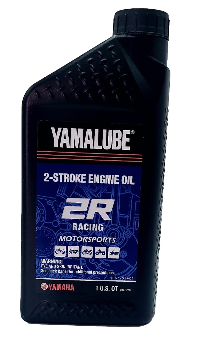 YAMAHA Original OEM Yamalube LUB-2STRK-R1-12 Racing 2R 2 Stroke Engine Oil Yamalube OEM - 1 Quart