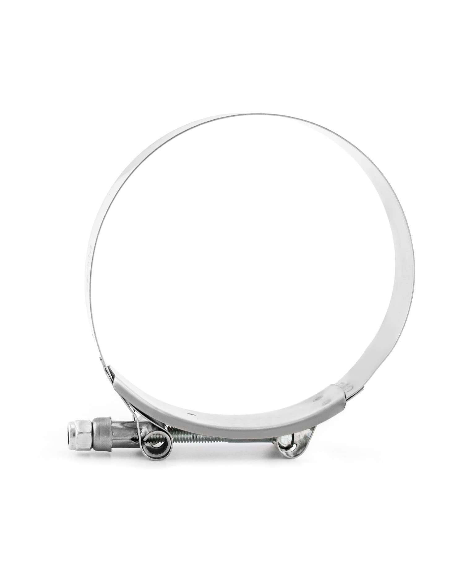 Qwork 3.5'' T-Bolt Hose Clamp Stainless Steel, Working Range 95Mm - 103Mm For 3.5'' Hose Id, Turbo Intake Intercooler Clamp, 4 P