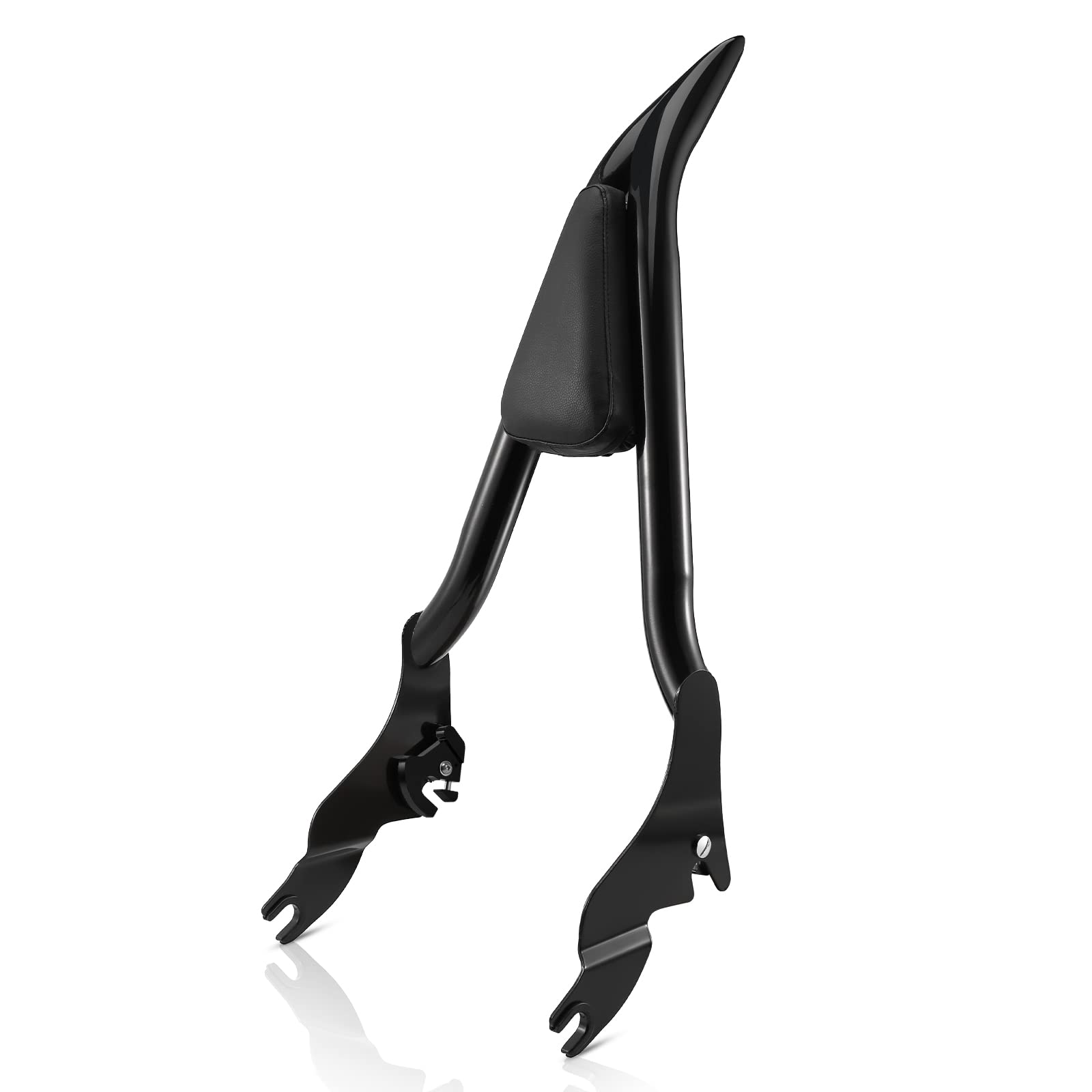 Eumti Sissy Bar For Harley Davidson Touring 28'' Detachable Rear Passenger Backrest Quick Release Compatible With Road King Road