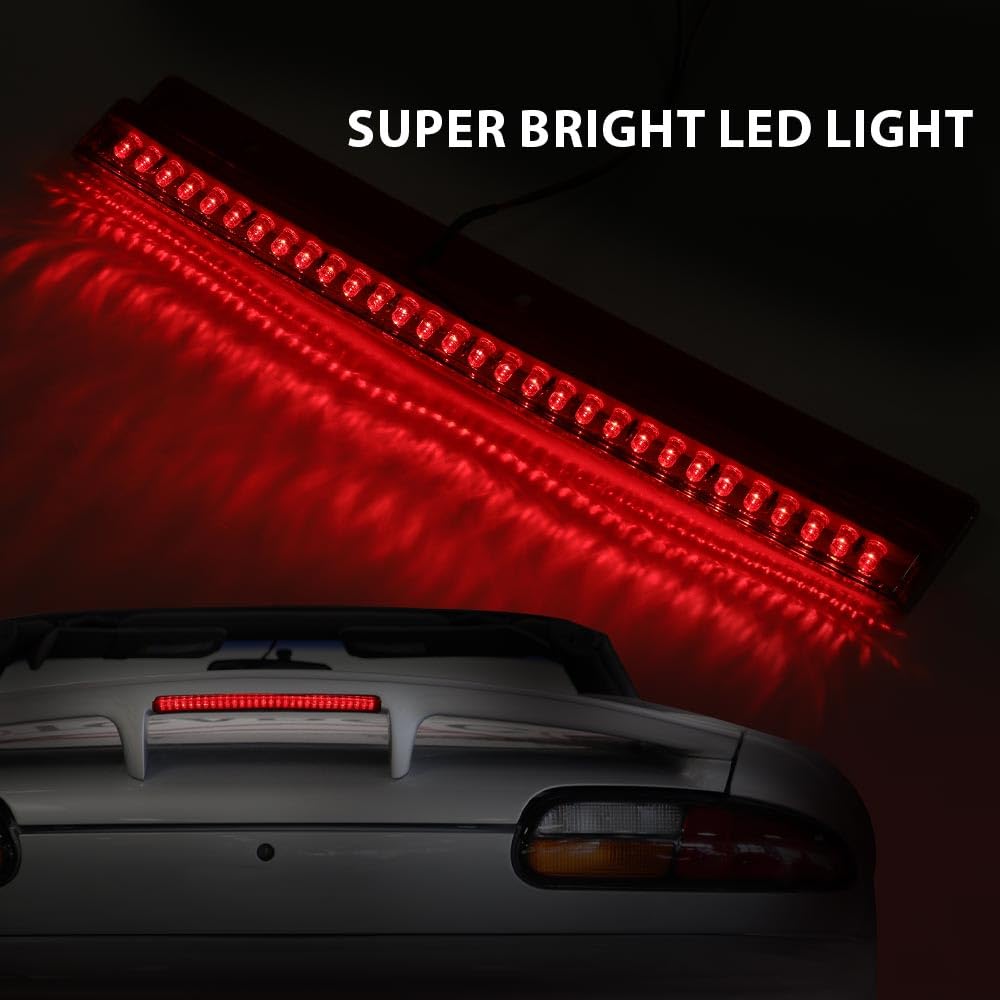 Cheda Led Third Brake Light 3Rd Brake Compatible With Chevy Camaro Ss 5.7L V8 1998 1999 2000 2001 2002