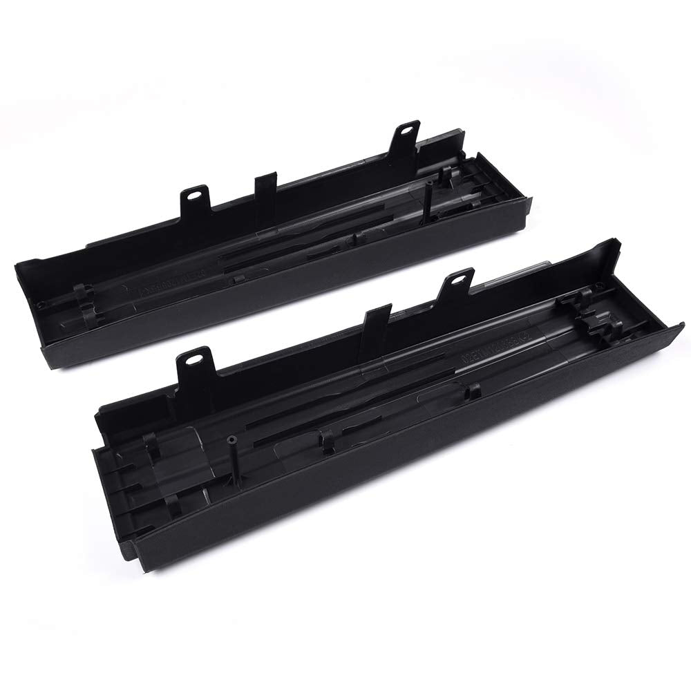 PIT66 2-Pack Flex Step Side Tailgate Molding Covers for 2009-2014 Ford F150, Right & Left, OEM Fit 9L3Z-9941018-AA