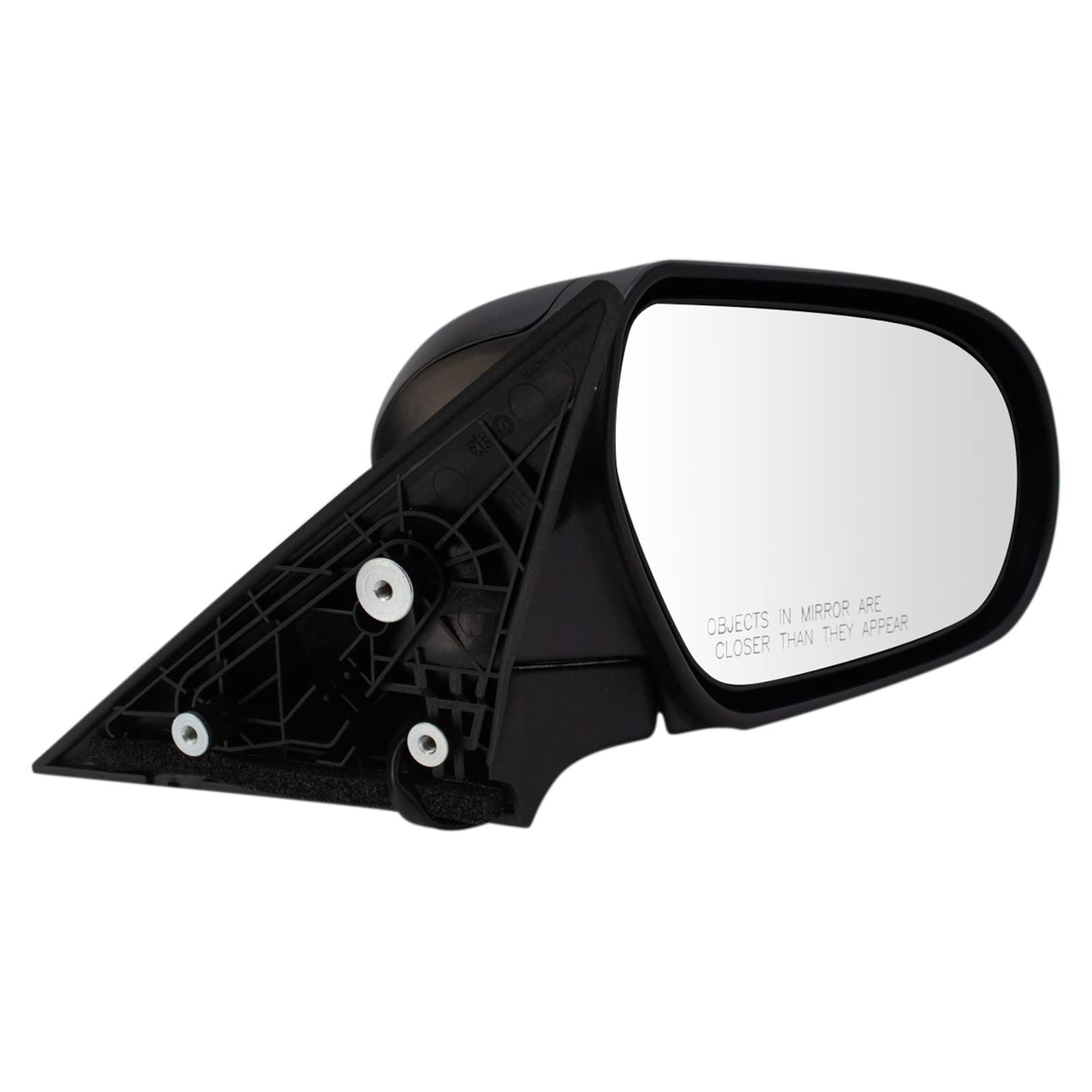 Trq Right Mirror Without Heat With Textured Cover Passenger Side Compatible With 2005-2009 Subaru Legacy Su1321106