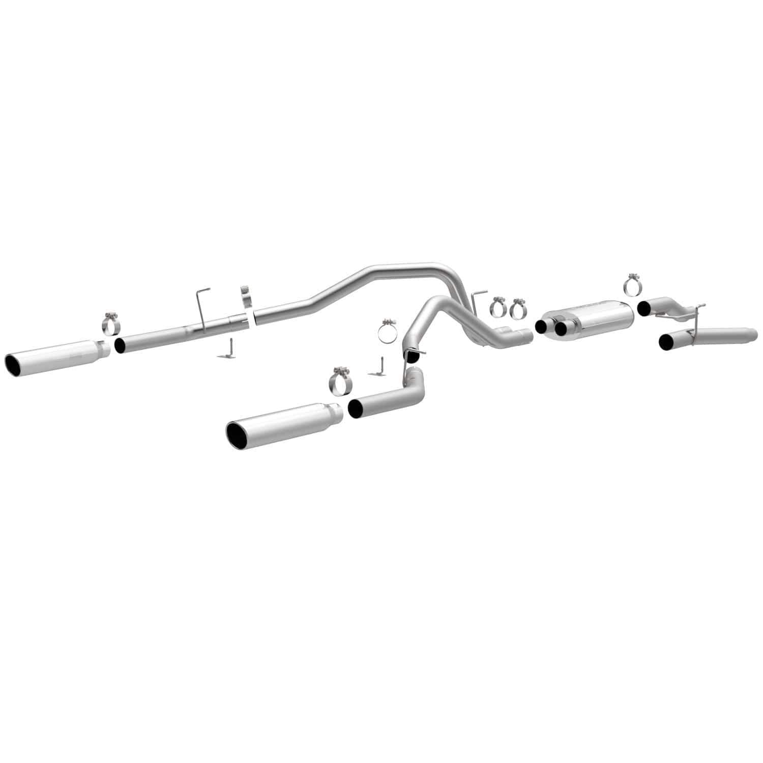 MagnaFlow Cat-Back Performance Exhaust System Street Series Kit 16520 - Designed for the 2004-2010 Ford F-150 & 2006-2008 Lincol