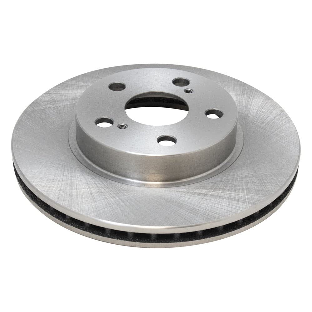 Trq Front Brake Rotors Set Vented Compatible With 2004-2009 Toyota Prius