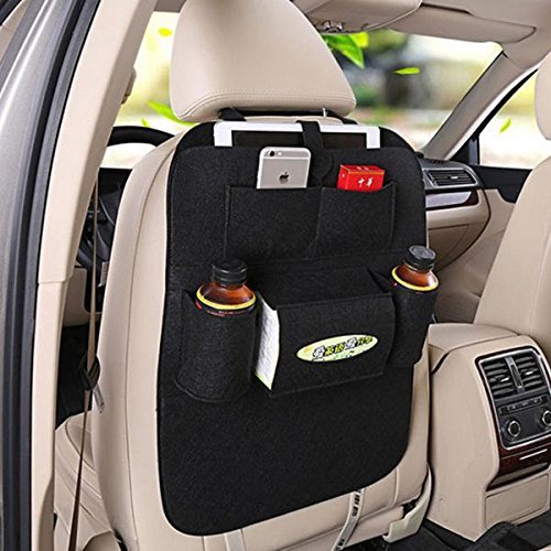 BENJOY WV01RCA07987 Car Organizer Storage Bag Back Seat Box Organizer Holder for Maruti Suzuki Sx4 (Black)