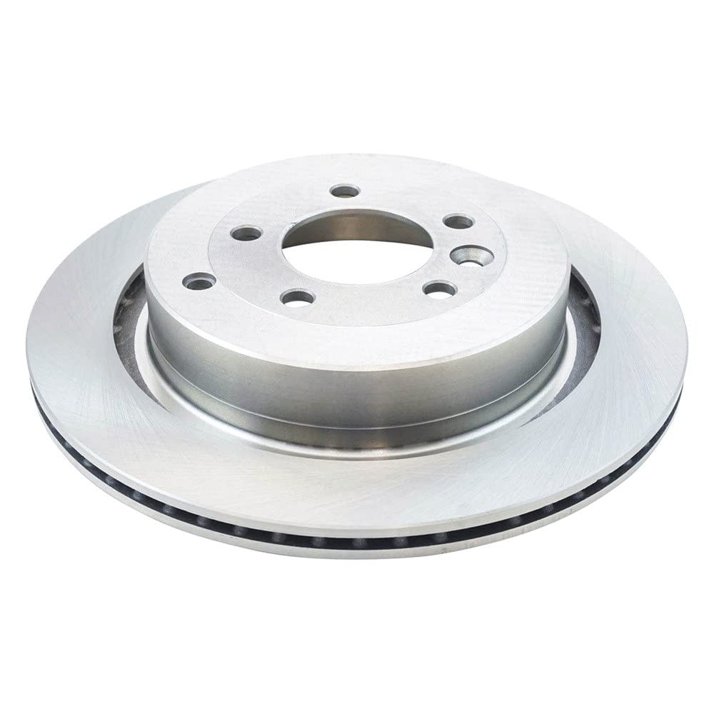 Trq Rear Brake Rotors Set Vented Compatible With 2005-2009 Land Rover Lr3 2010-2016 Lr4 2006-2013 Range Rover Sport