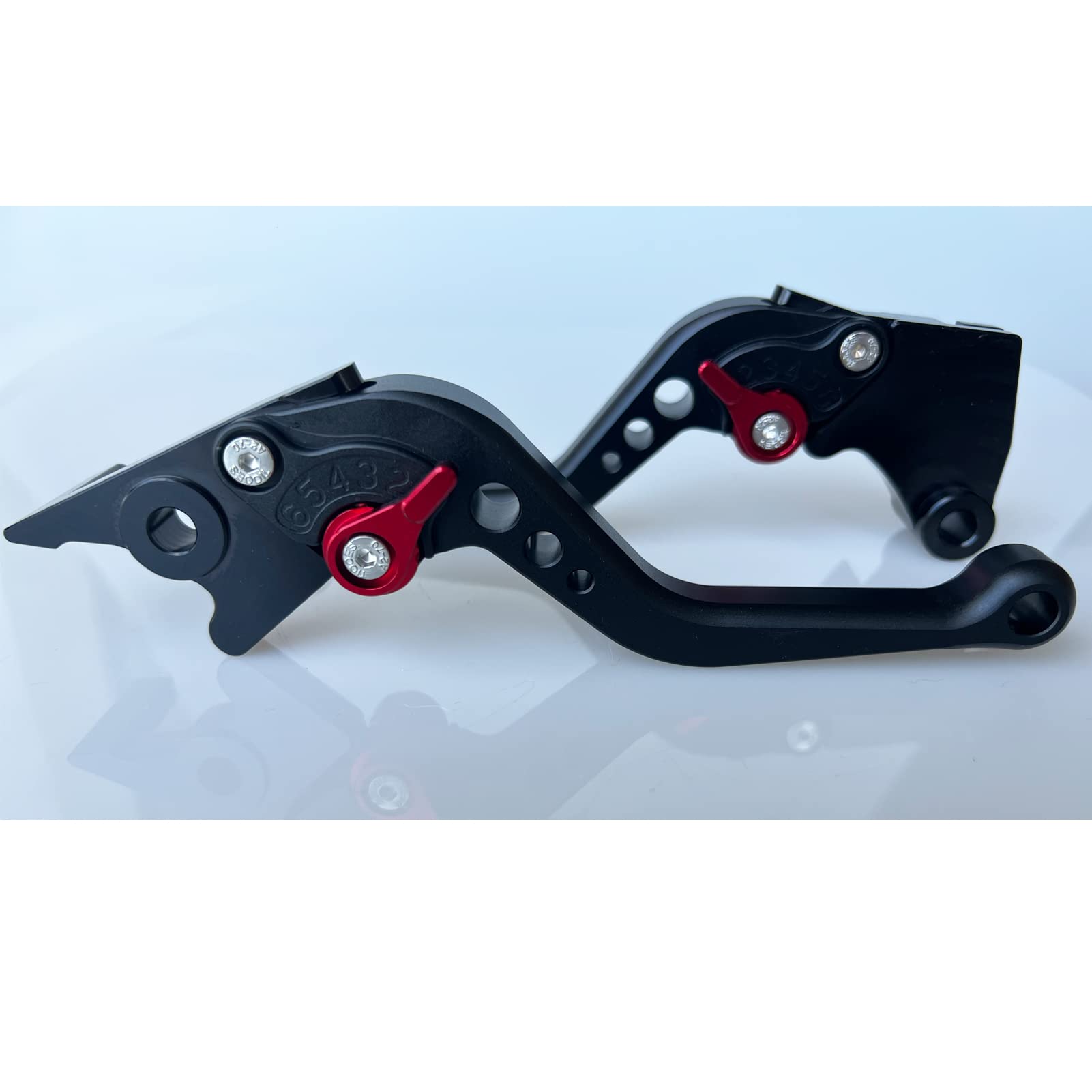 Short Brake Clutch Levers For Ninja 250R 08-12, Ninja300R Z300 13-18,Ninja 400 Z400 18-22,Z250/Sl 16-17,Z125 Pro 17-20,Klx125 10-16,Klx250/D-Tracker 08-16,Ninja125 2019,Versys300X 17-20-Black