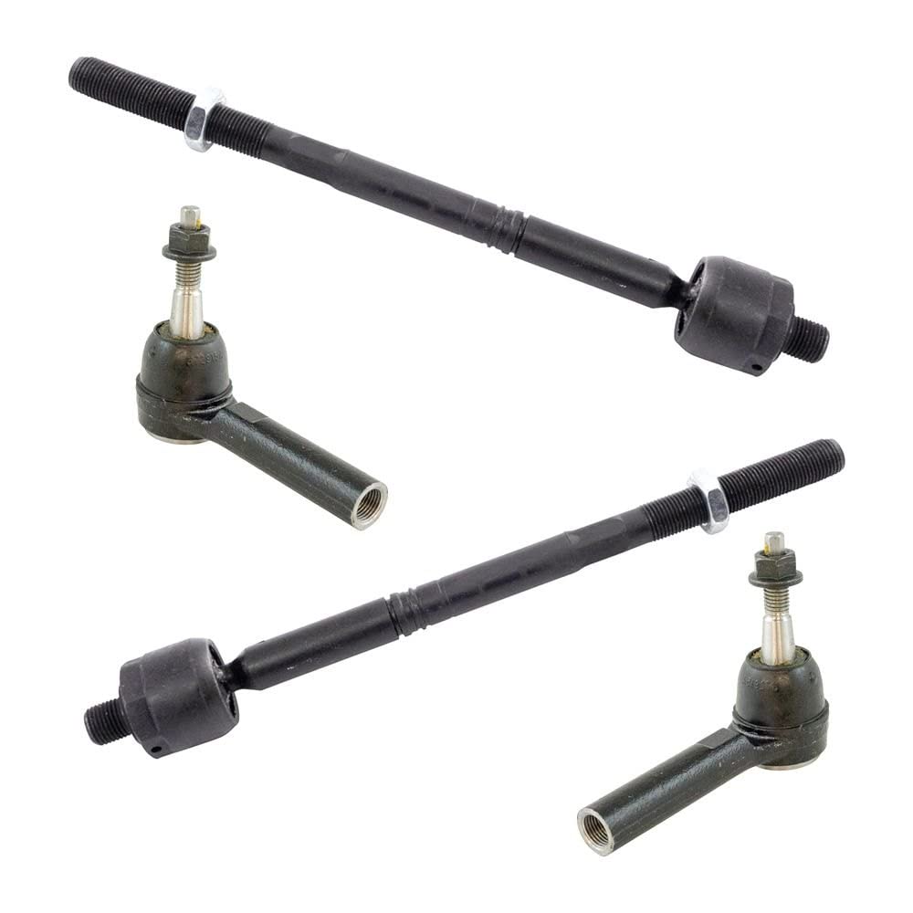 TRQ Front Tie Rod Set Compatible with 2012-2017 Buick Verano 2011-2015 Chevrolet Cruze 2016 Cruze Limited Volt
