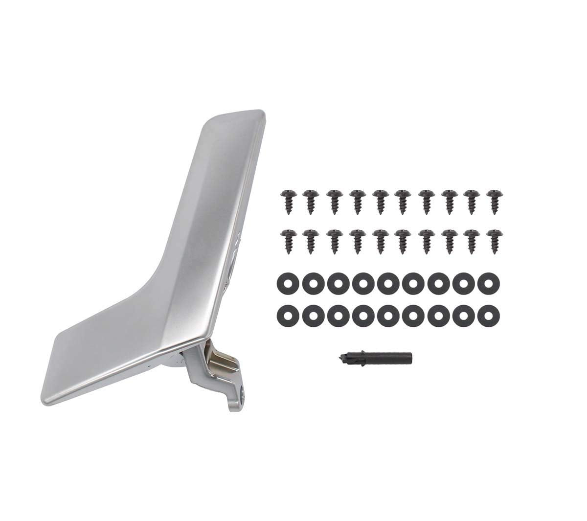 MOTOKU Matte Left Silver Driver Inside Inner Interior Door Handle Repair Kit for Mercedes W204 X 204 GLK250 GLK300 GLK350 W204 C230 C250 C350 C63 AMG (2008-2015)