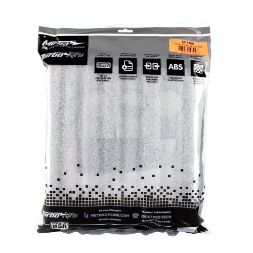 Metra 95-7406 Double Din Installation Dash Kit For 2004-2007 Nissan Titan And 2004-2005 Nissan Armada -Silver