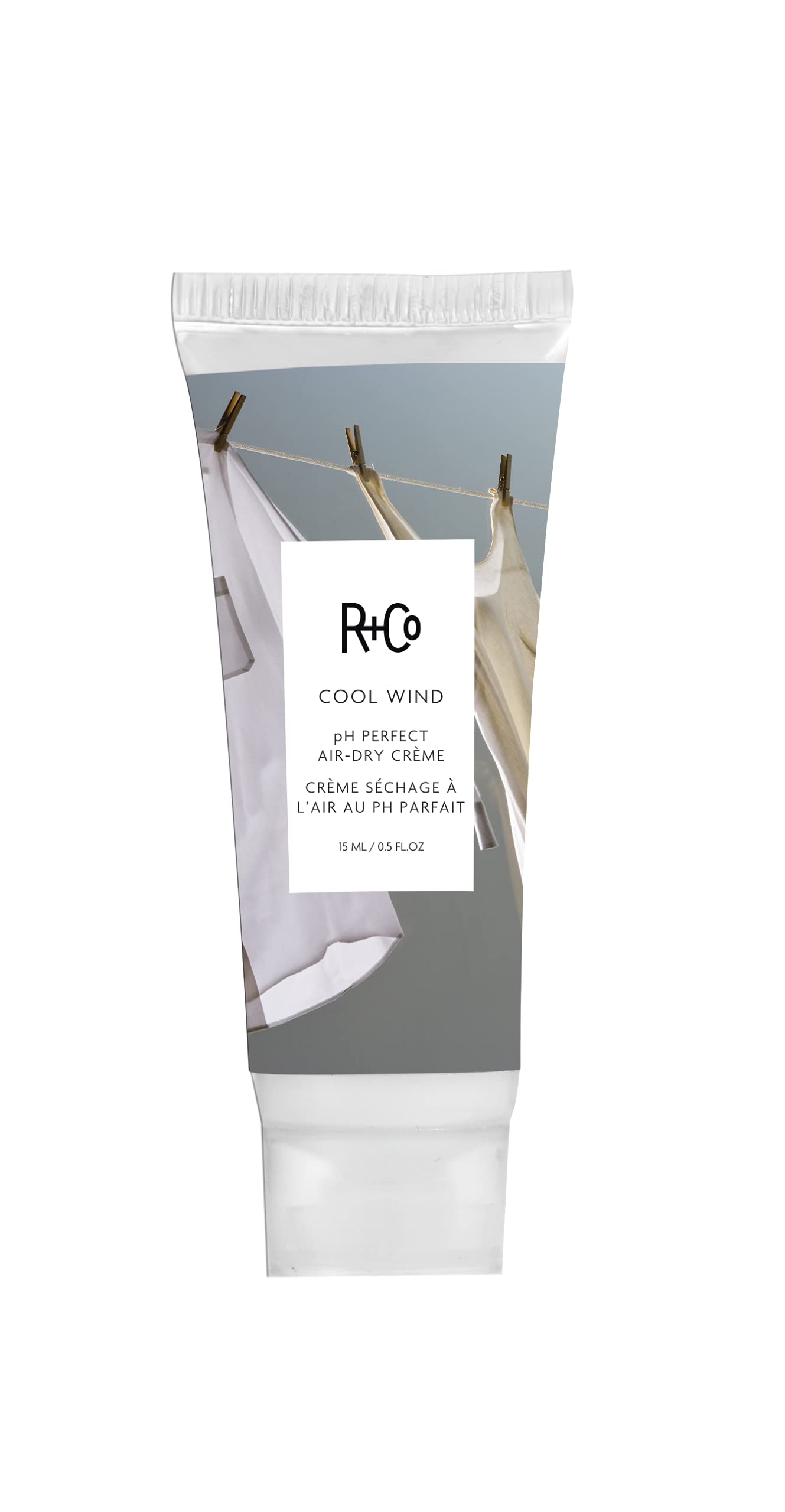 R+Co Cool Wind pH Perfect Air Dry Creme Deluxe | Air Dry Styler Tames Frizz + Hydrates | Vegan + Cruelty-Free | 0.5 Oz-New