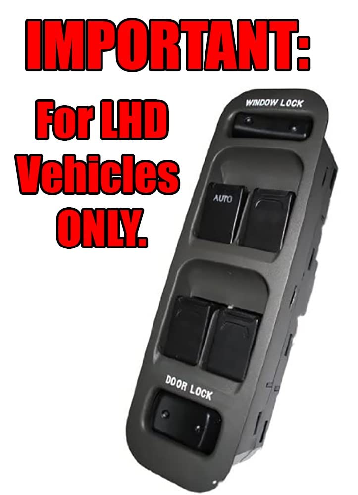 SWITCHDOCTOR Window Master Switch for 1999-2002 Suzuki Grand Vitara, 1999-2004 Suzuki Vitara, 1999-2002 Suzuki Escudo, 1999-2001