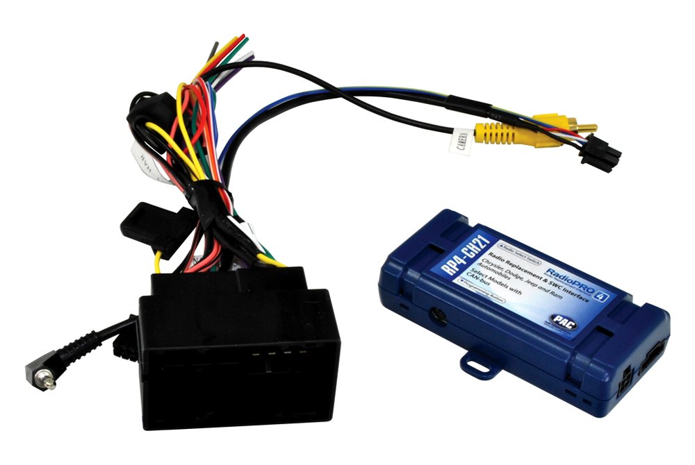 Pac Rp4-Ch21 Radiopro4 Interface For Select Dodge Vehicles (2013-2018) With Can Bus All-In-One Radio Replacement And Steering Wh