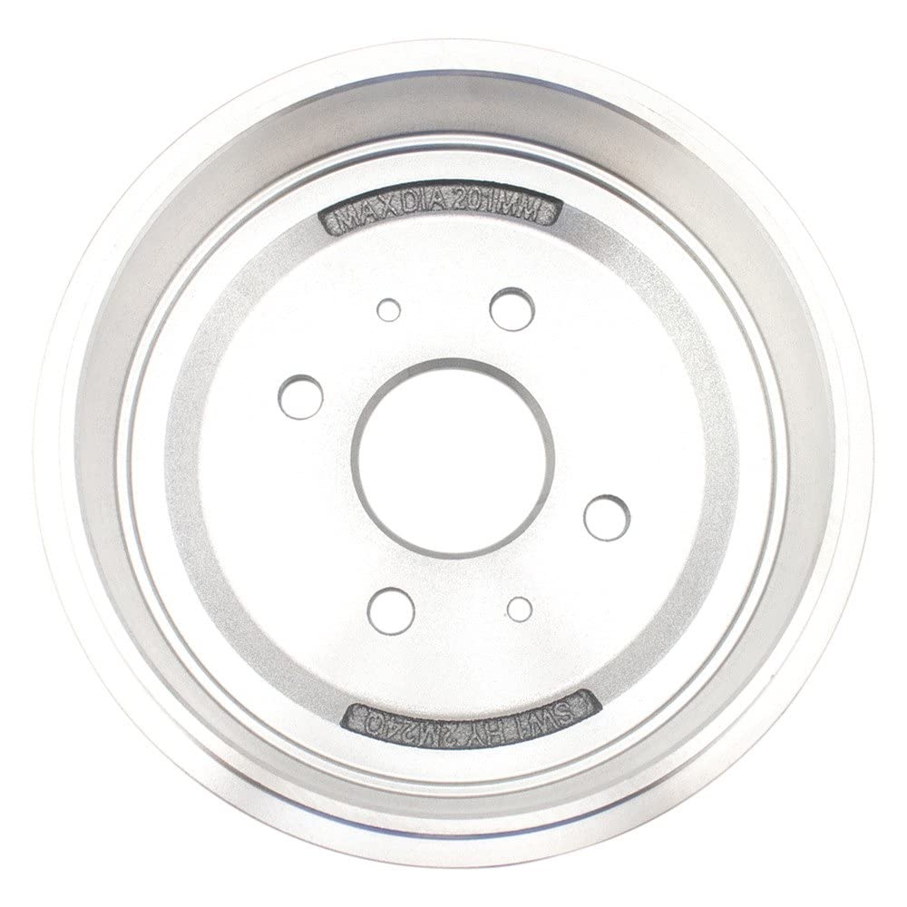 Trq Rear Brake Drum Pair Set Compatible With 2005-2011 Chevy Aveo / 2006-2011 Chevy Aveo 5/2007-2010 Pontiac G3 / 2013-2019 Chev