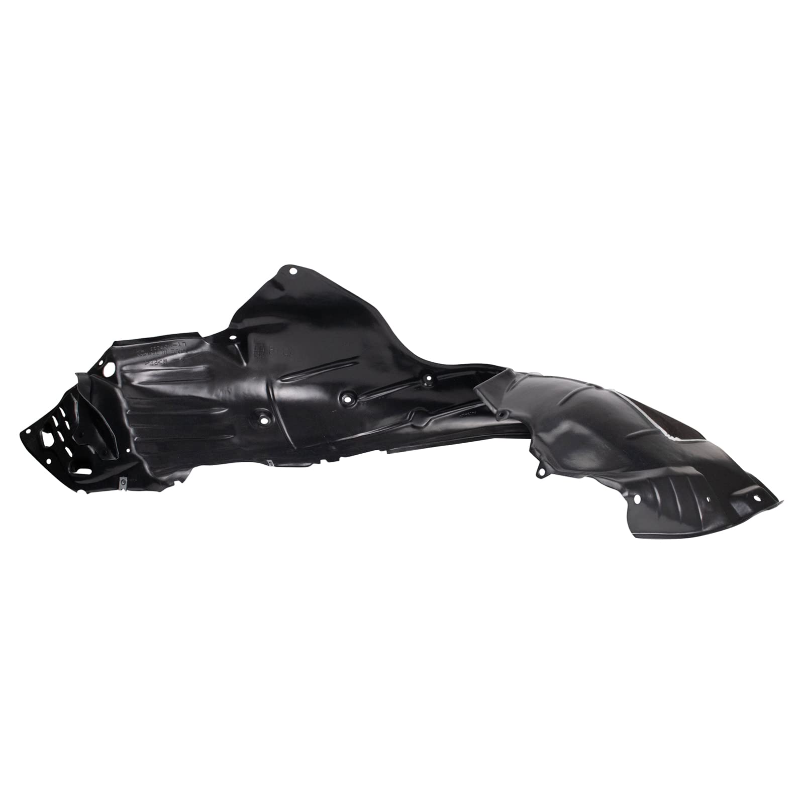 Trq Inner Fender Liner Set Compatible With 2017-2018 Honda Civic Ho1248158 Ho1249175