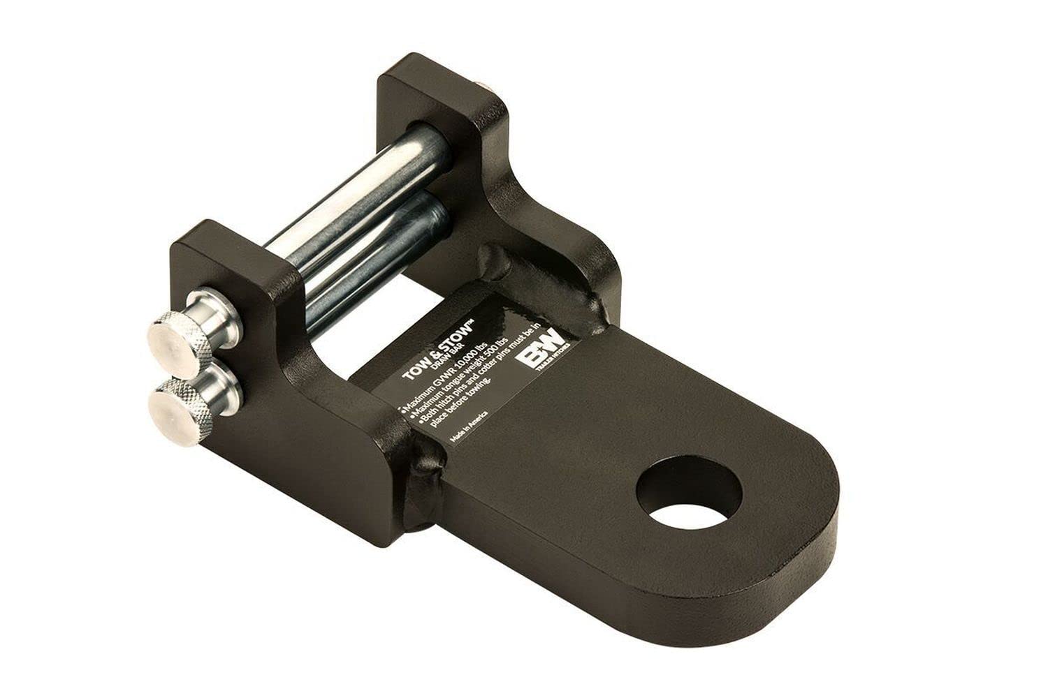 B&W Trailer Hitches Draw Bar Attachment Ts35100B - Fits 2'' Shank Tow & Stow
