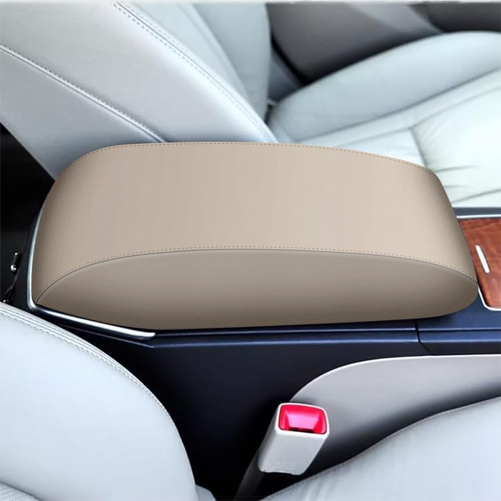 Aomsazto Armrest Console Covers For 2007-2011 Toyota Camry Beige