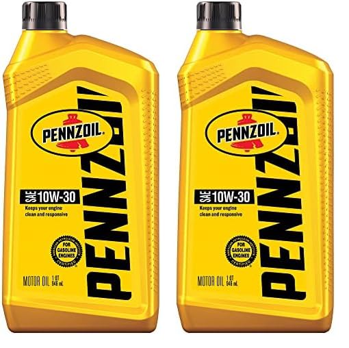Pennzoil Conventional 10W-30 Motor Oil (1-Quart, Single-Pack) (Pack Of 2)
