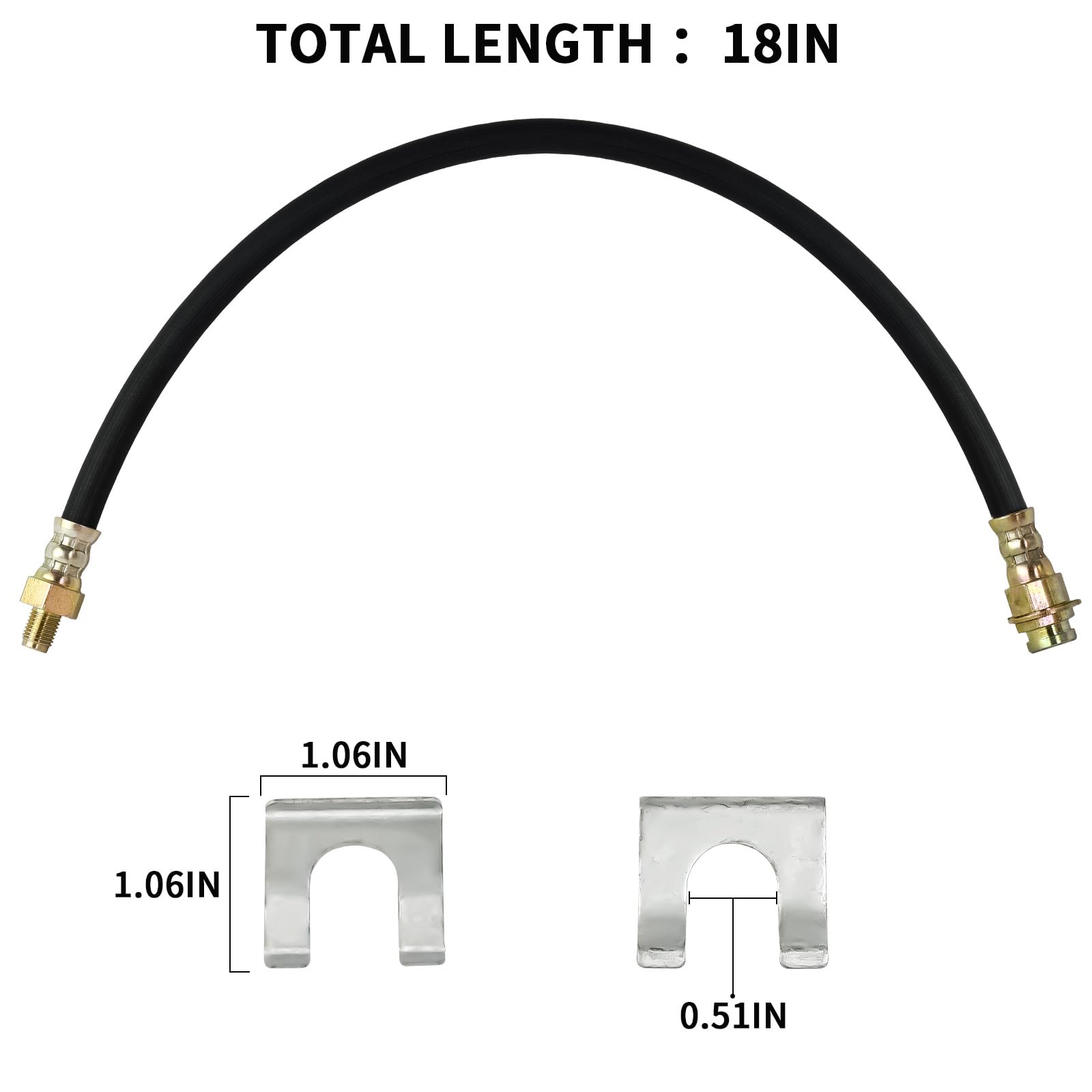 Raybestos Bh36525 Professional Grade Hydraulic Brake Hose