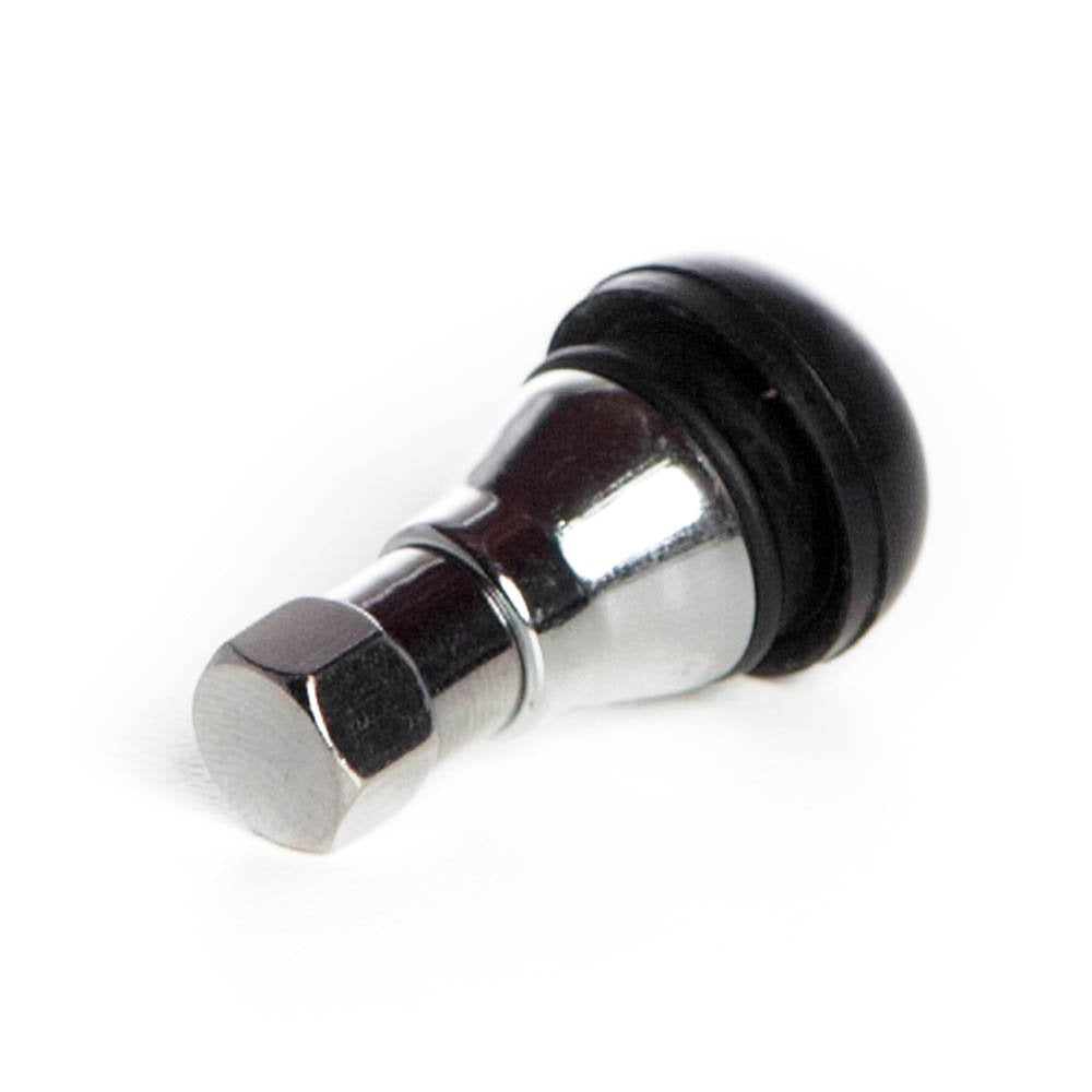 Circuit Performance Shorty Chrome Valve Stems Tr412 Tr-412 22Mm Low Profile (Set Of 4)