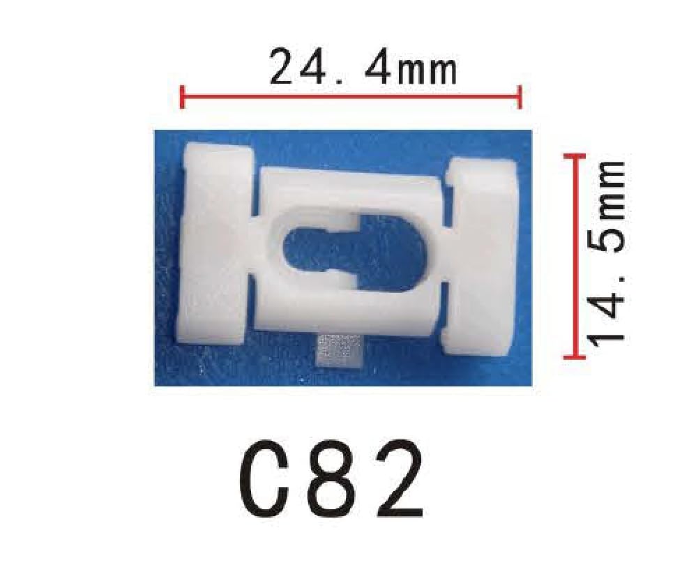 Autobahn88 Retainer Clip For Rocker Panel, Compatible With Gm (Oem: 15633873, 20175051) (Pack Of 20)