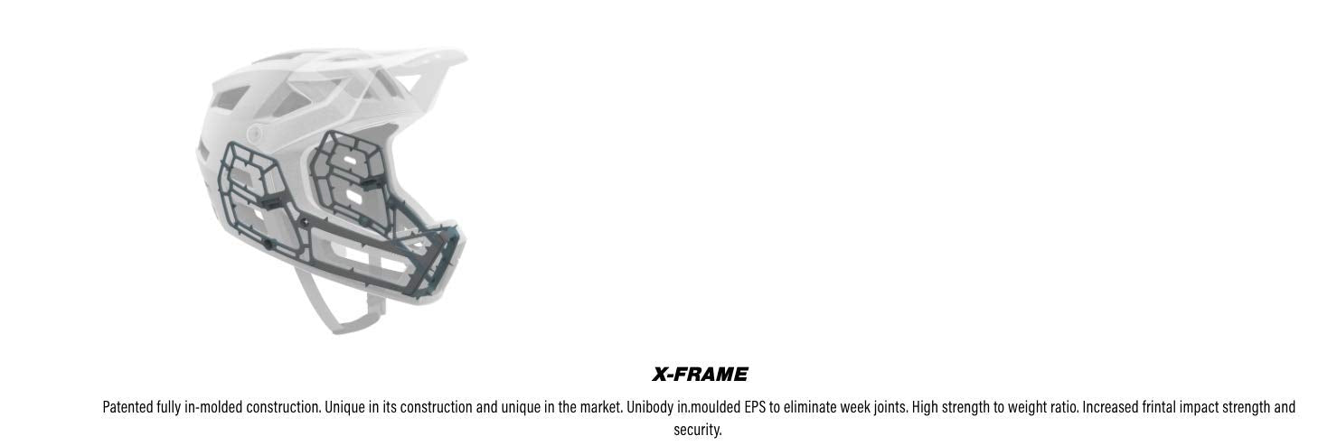 Ixs Helmet Trigger Ff Black Sm (54-58Cm)