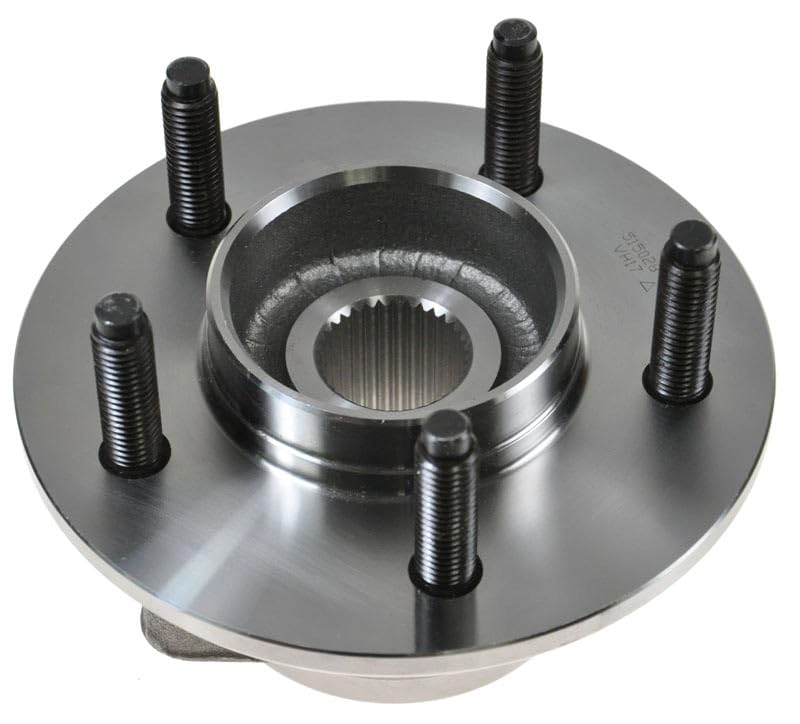 Trq Front Wheel Bearing & Hub Assembly 4Wd With Abs Sensor Compatible With 1999-2003 Ford F-150 2004 F-150 Heritage