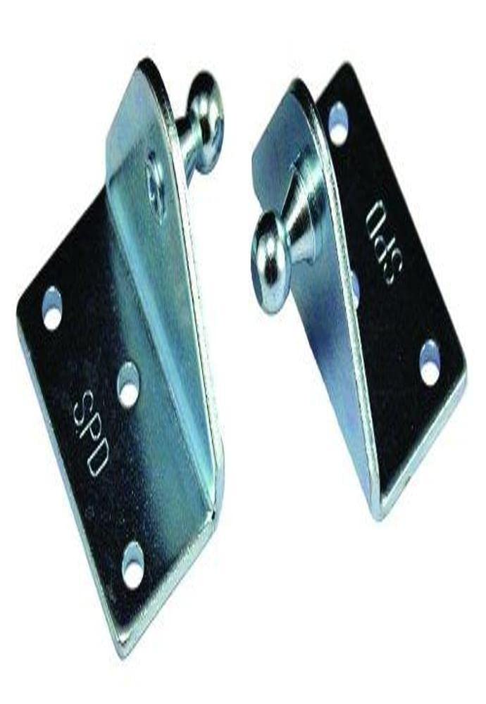 JR Products BR-1060 Angled Gas Spring Mounting Bracket 10mm, Pack of 2