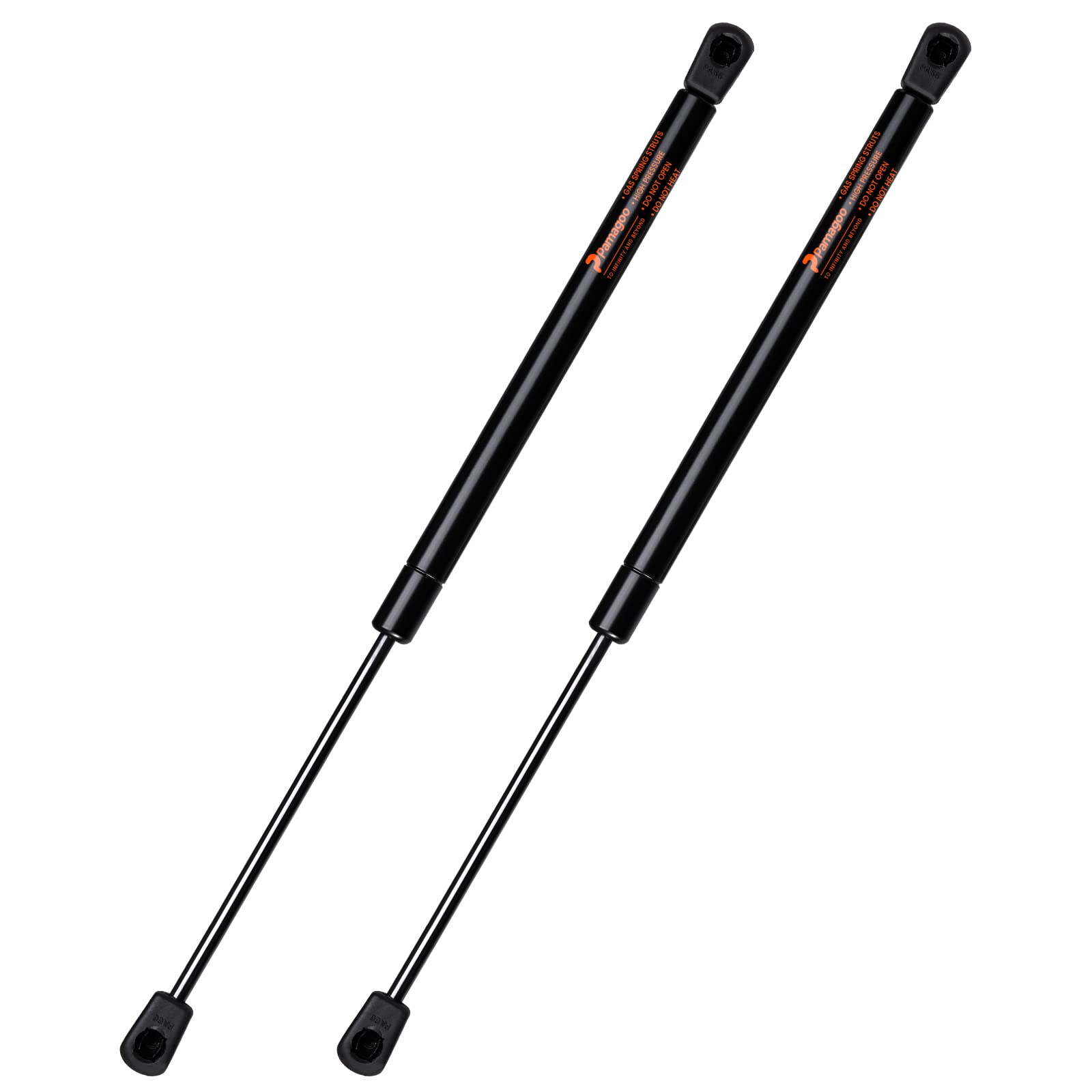 C16-02622 17 Inch 28 Lbs Gas Strut Shocks Lift For Leer Camper Shell Rear Window Leer Pick-Up Truck Box Canopy Door Rv Motorhome Exterior Door Hatch Door, 17' Gas Spring 2 Pack By Pamagoo