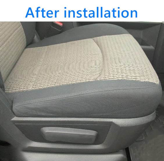 Ecotric Driver Seat Foam Cushion Pad Insert Bottom Compatible With 2009-2018 Dodge Ram 1500 2500 3500 Replacement For #68050461Aa 068050461A 068050461