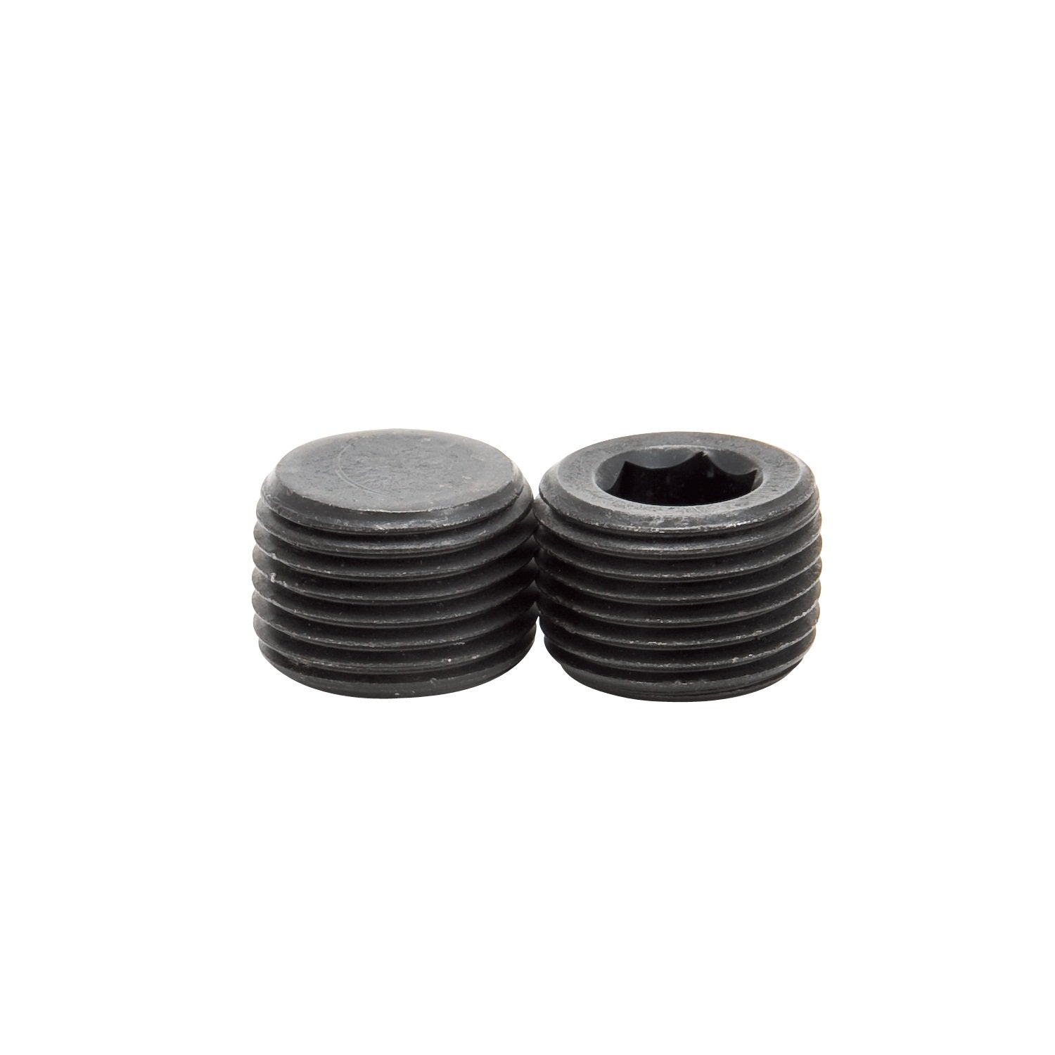 Edelbrock 9127 Internal Allen Head Pipe Plug Fittings - Set Of 2