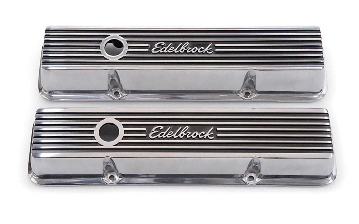 Edelbrock 4262 Valve Cover Kit (Elite Ii Series Sbc Short), Multi, One Size