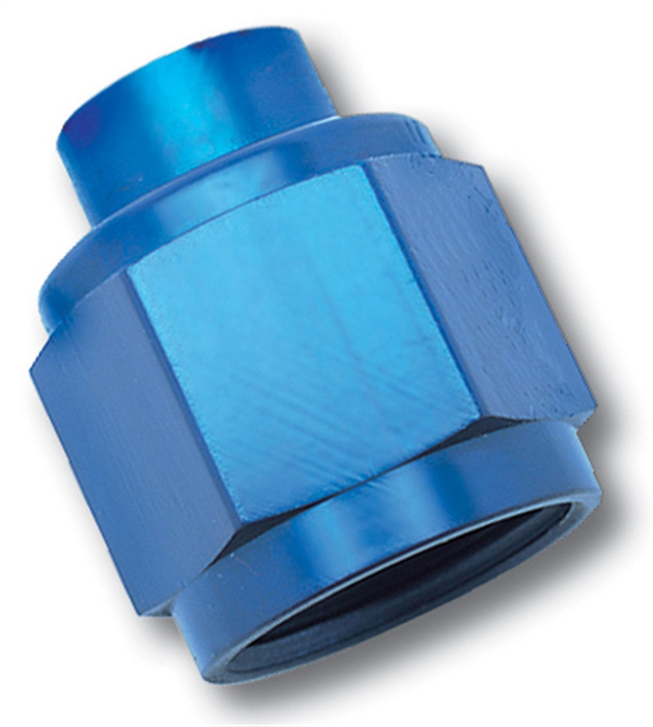 Russell/Edel 661970 Blue Anodized Aluminum -8An Flare Cap Fitting