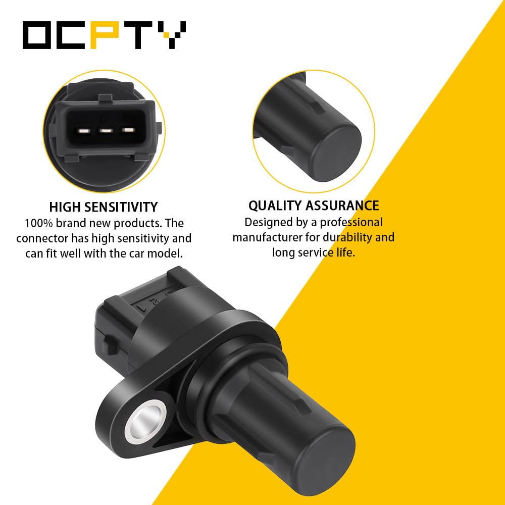 OCPTY Cam Camshaft Position Sensor 3935026900 Fit 2007-2011 for Hyundai Accent 1.6L, 2006-2011 for Kia Rio 1.6L, 2006-2011 for Kia Rio5 1.6L 1800372 Camshaft Sensor