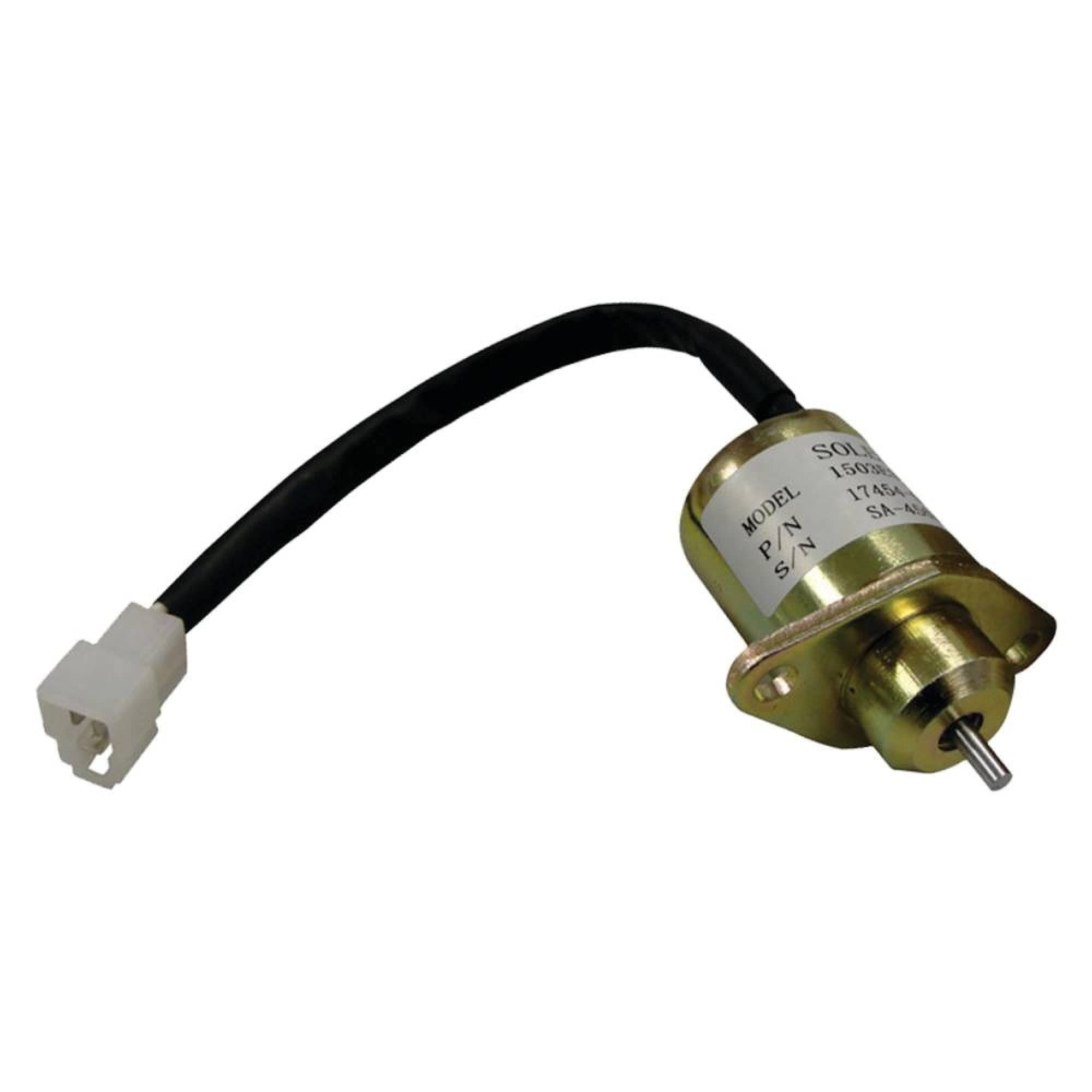 Complete Tractor 1903-3005 Fuel Solenoid Compatible With/Replacement For Kubota Tractor - 17454-60010 16616-60010