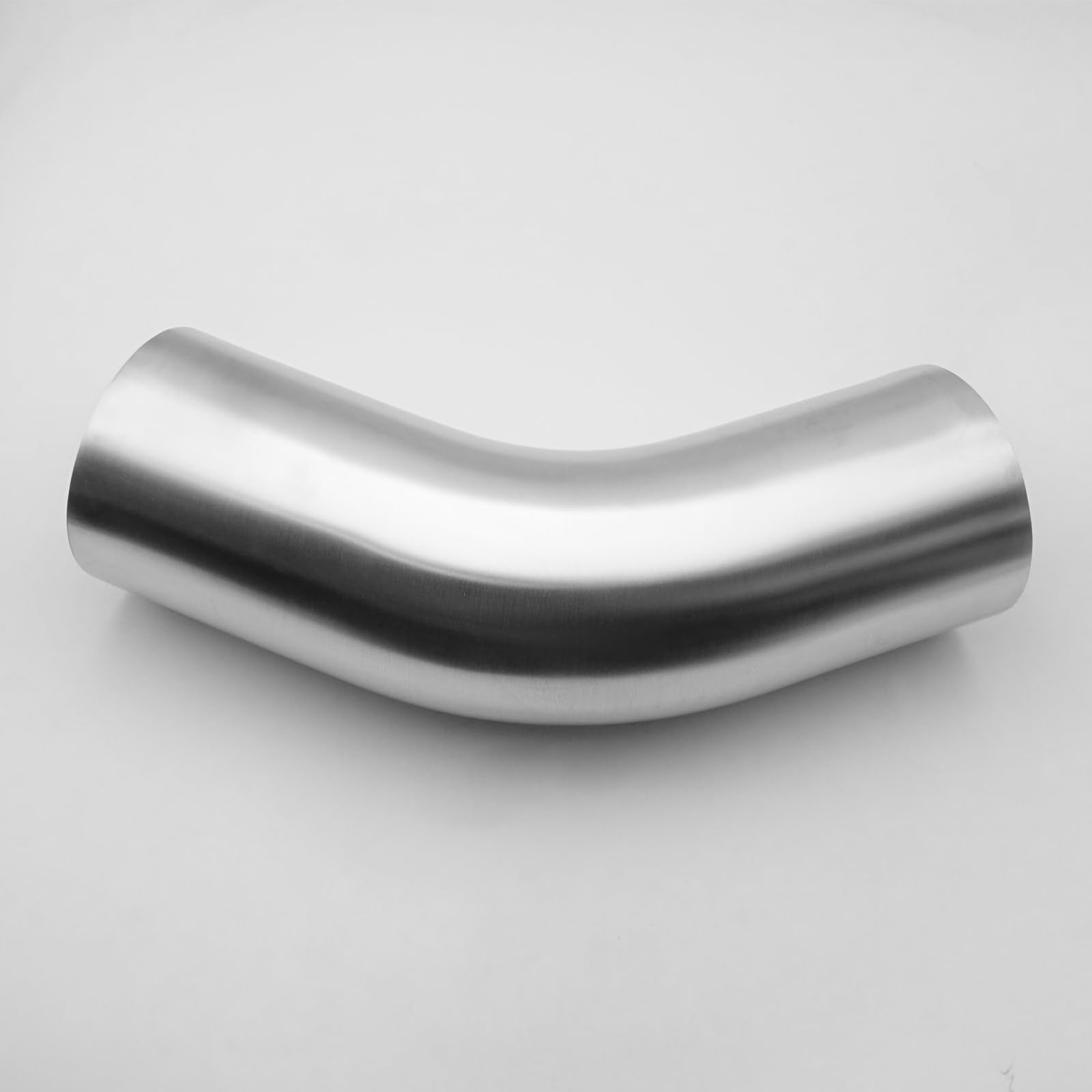 Ac Performance 4'' (102Mm) Od 45 Degree Aluminum Elbow Intercooler Pipe Air Intake Tube, 1.35D Radius, Brushed Finish