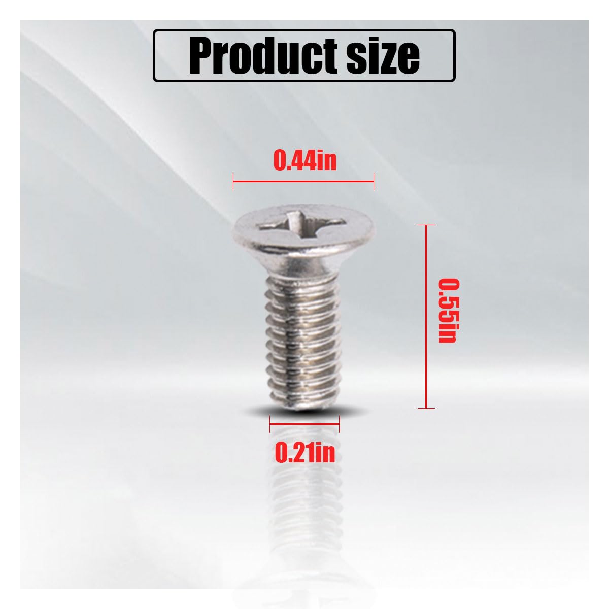 JOYCOURT 4-Pack Screw For Rotor Brake Disc Retaining, Retaining Hardware Bolts Screw Kit, Compatible With Honda, Acura, Hyundai