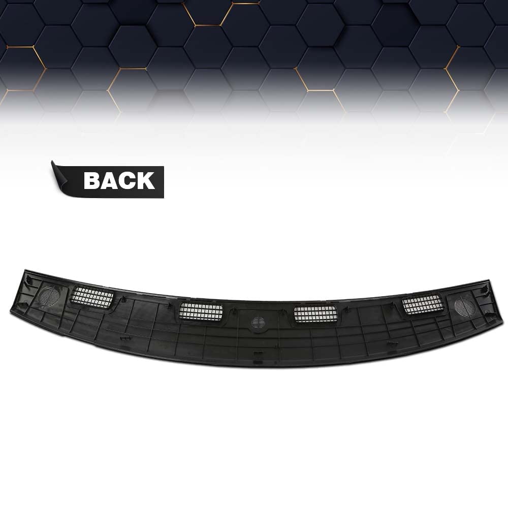 Pit66 Truck Upper Black Plastic Dashboard Panel Compatible With Dodge Ram 1500 2002-2005/Ram 2500/3500 2003-2005 5Gt31Xdvaa, 5Gt