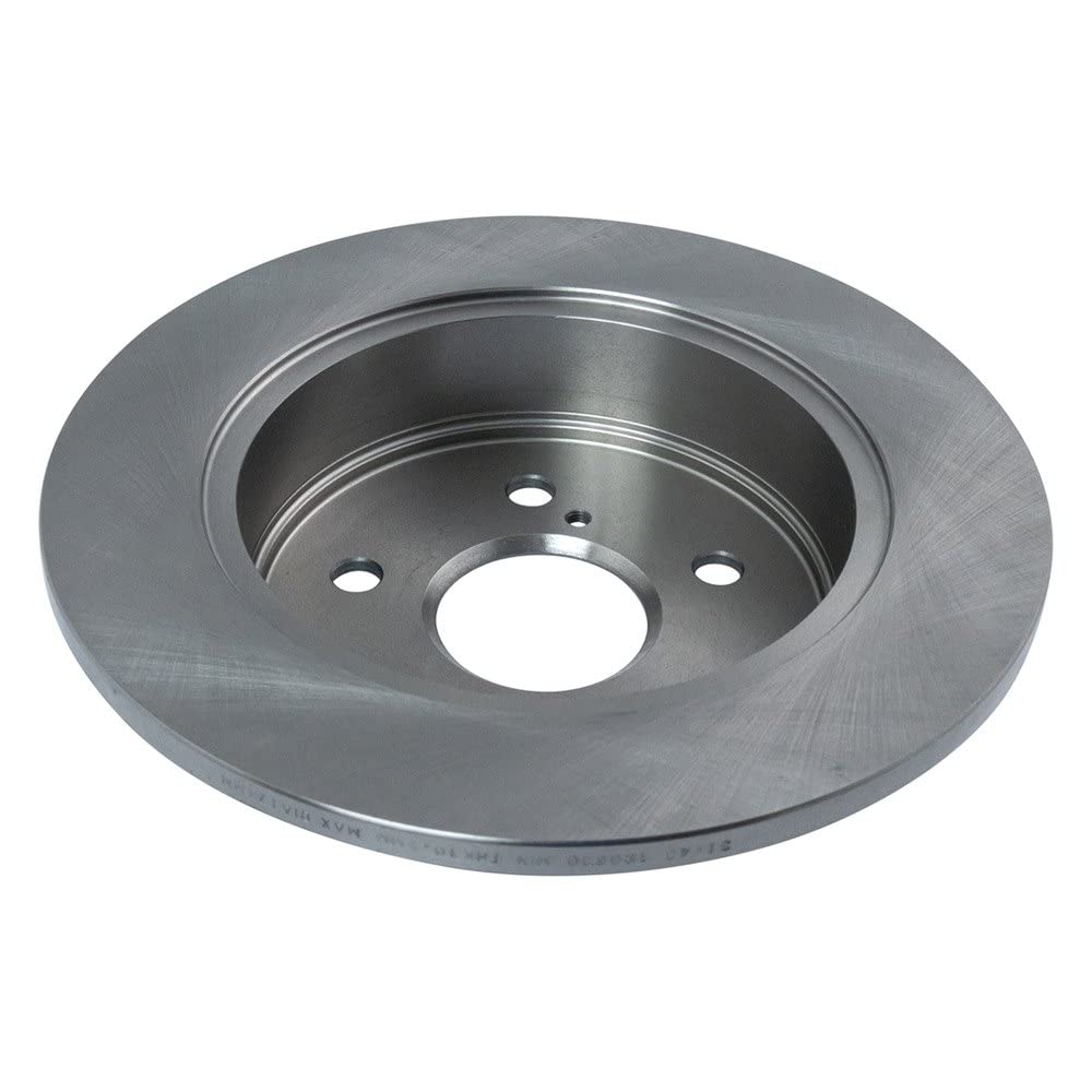 Trq Rear Brake Rotors Set Solid Compatible With 2010-2012 Lexus Hs250H 2006-2018 Toyota Rav4